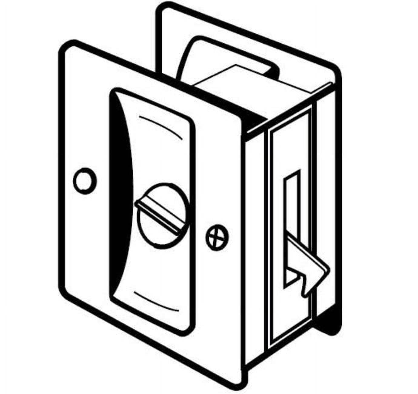 PDL 100-625 Bright Chrome Passage Door Lock Pull