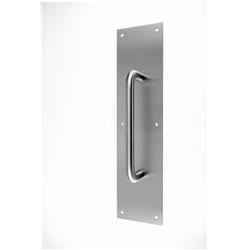 7011-628 3.5 x 15 in. Aluminum Pull Plate with 5.5 in. CTC Pull