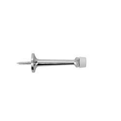 1506-626 Solid Bras Base Board Wall Door Stop, Brushed Chrome -  Don-Jo Manufacturing, 1506 626