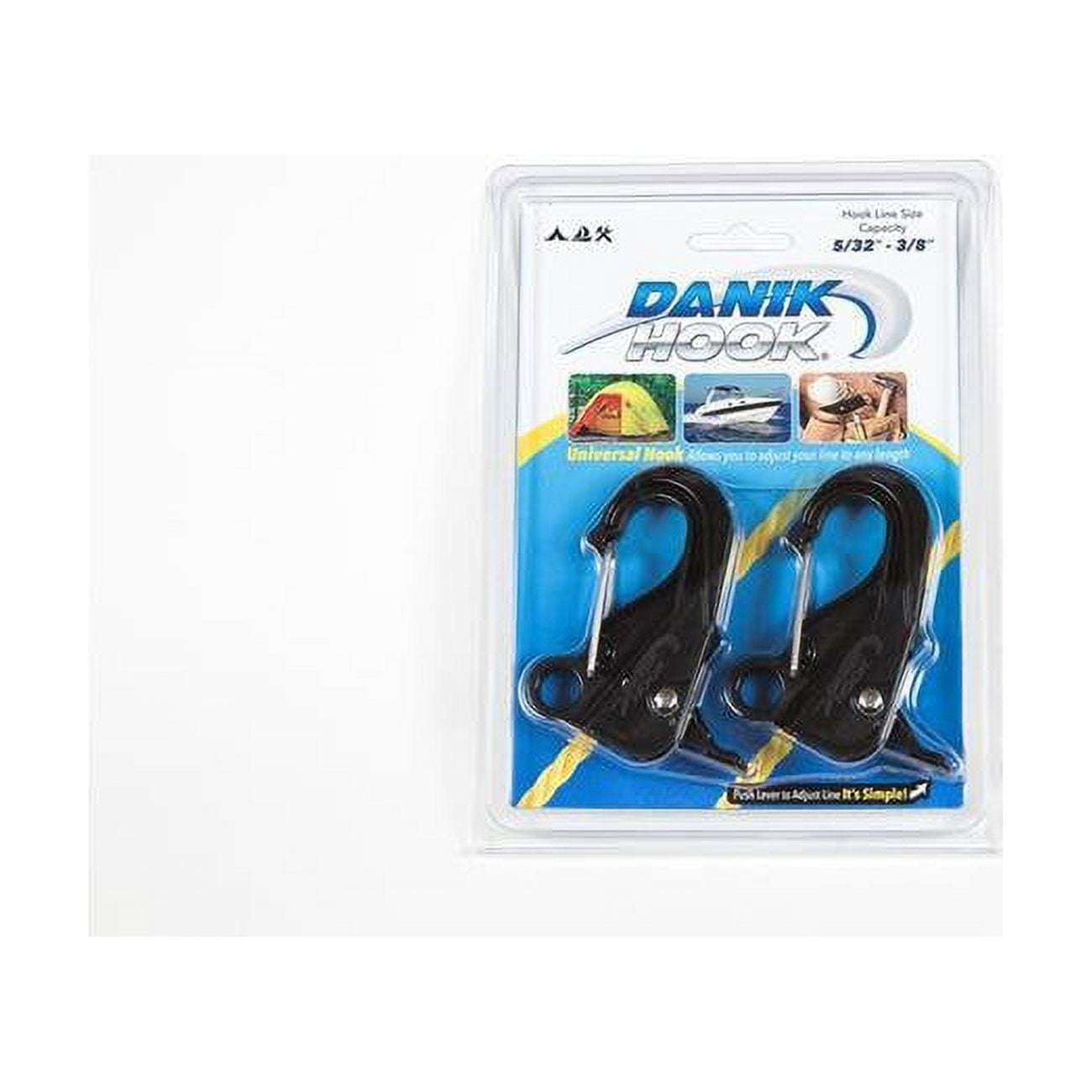 Mini High Composite Universal Hook, Black