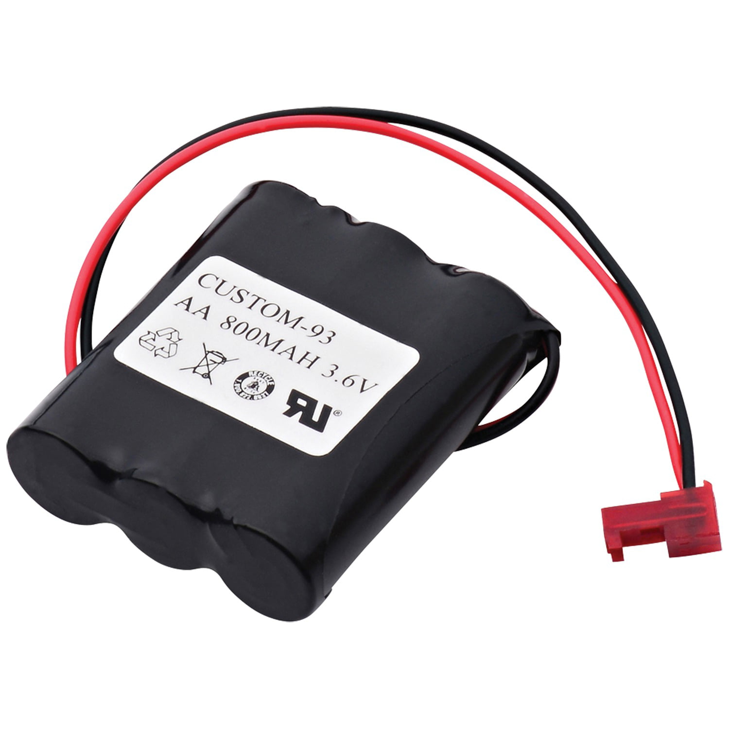 Picture of Dantona CUSTOM-93 3.6V Replacement Battery 800 mAh for Emergency Lighting