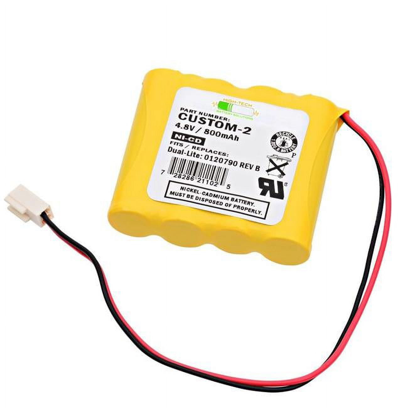 Picture of Dantona CUSTOM-2 Dual-Lite Replacement Emergency Light Battery