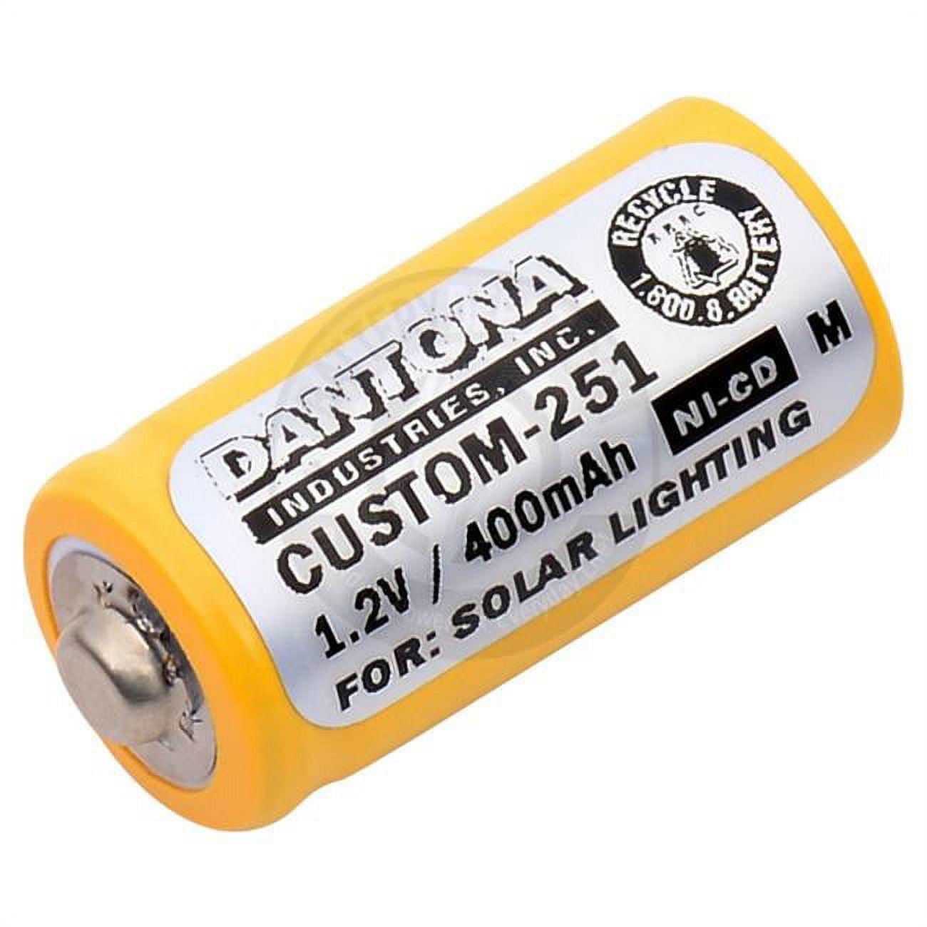 Picture of Dantona CUSTOM-251 Solar Light Replacement Emergency Battery