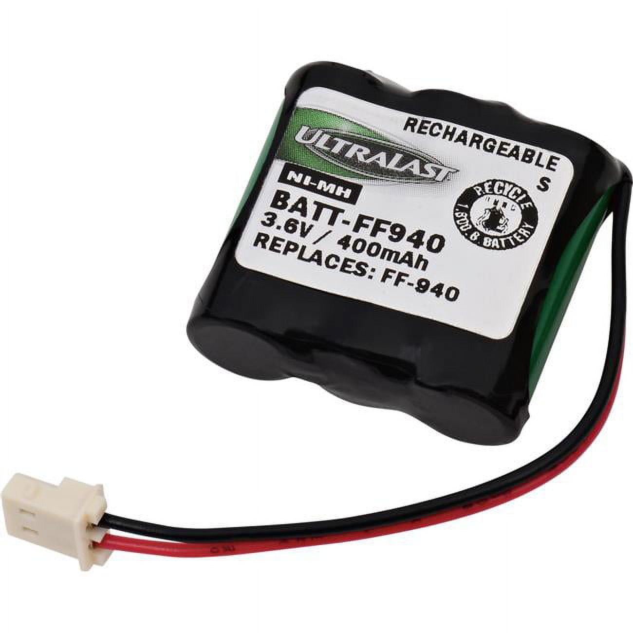 Picture of Ultralast BATT-FF940 3.6V & 400 mAh Replacement Nickel Metal Hydride Battery fits forSouthwestern Bell - FF940 Cordless Phone