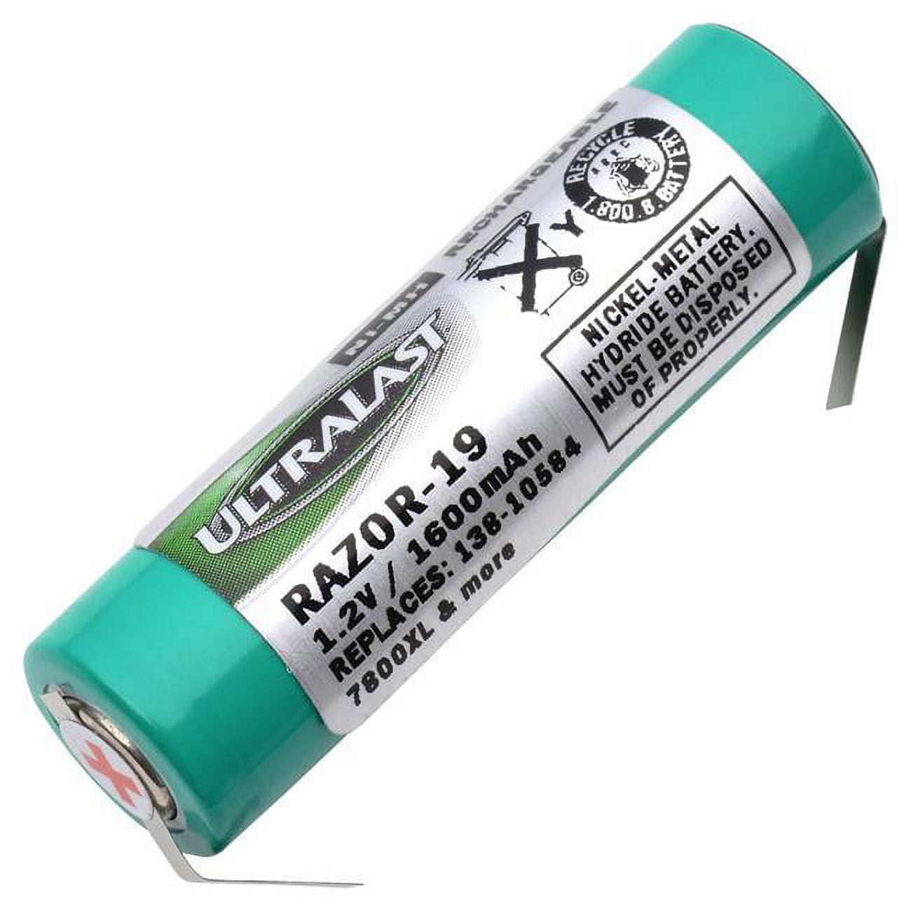 Picture of Dantona RAZOR-19 1.2V & 20 mAh Nickel Metal Hydride Battery for Norelco-138-10584