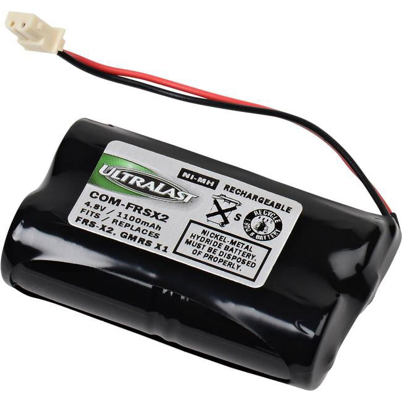Picture of Dantona COM-FRSX2 4.8V & 1100 mAh Replacement Nickel Metal Hydride Battery for Chatter Box FRS X2 Family Radio Systems