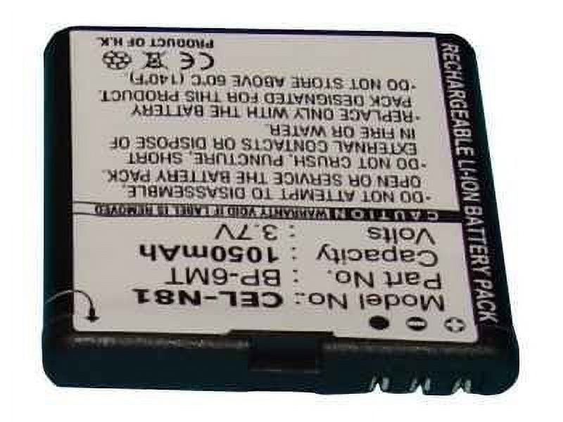 Picture of Ultralast CEL-N81 3.7V & 1050 mAh Replacement Lithium-Ion Battery for Nokia 6350 Flip Cellular Phone
