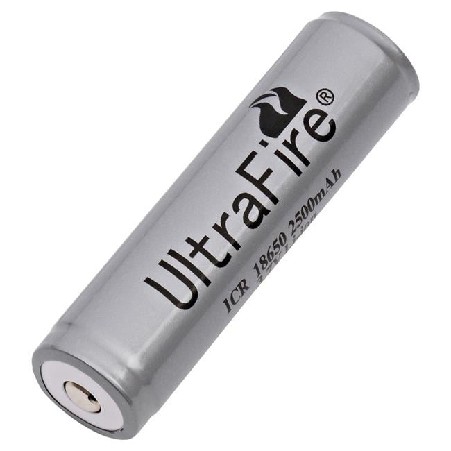 Picture of Ultrafire LION-1865-24-UF 3.7V & 2400 mAh Replacement Lithium Battery for 18650&#44; Lezyne - LIR18650