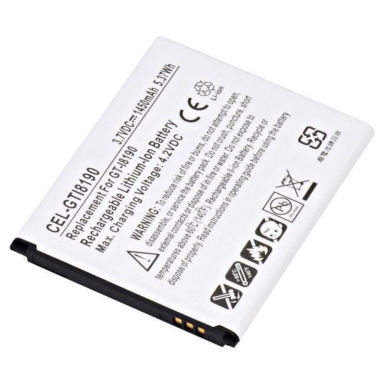 Picture of Dantona CEL-GTI8190 3.7V & 1450 mAh Replacement Lithium-Ion Battery for Samsung Galaxy S III Mini Cellular Phone