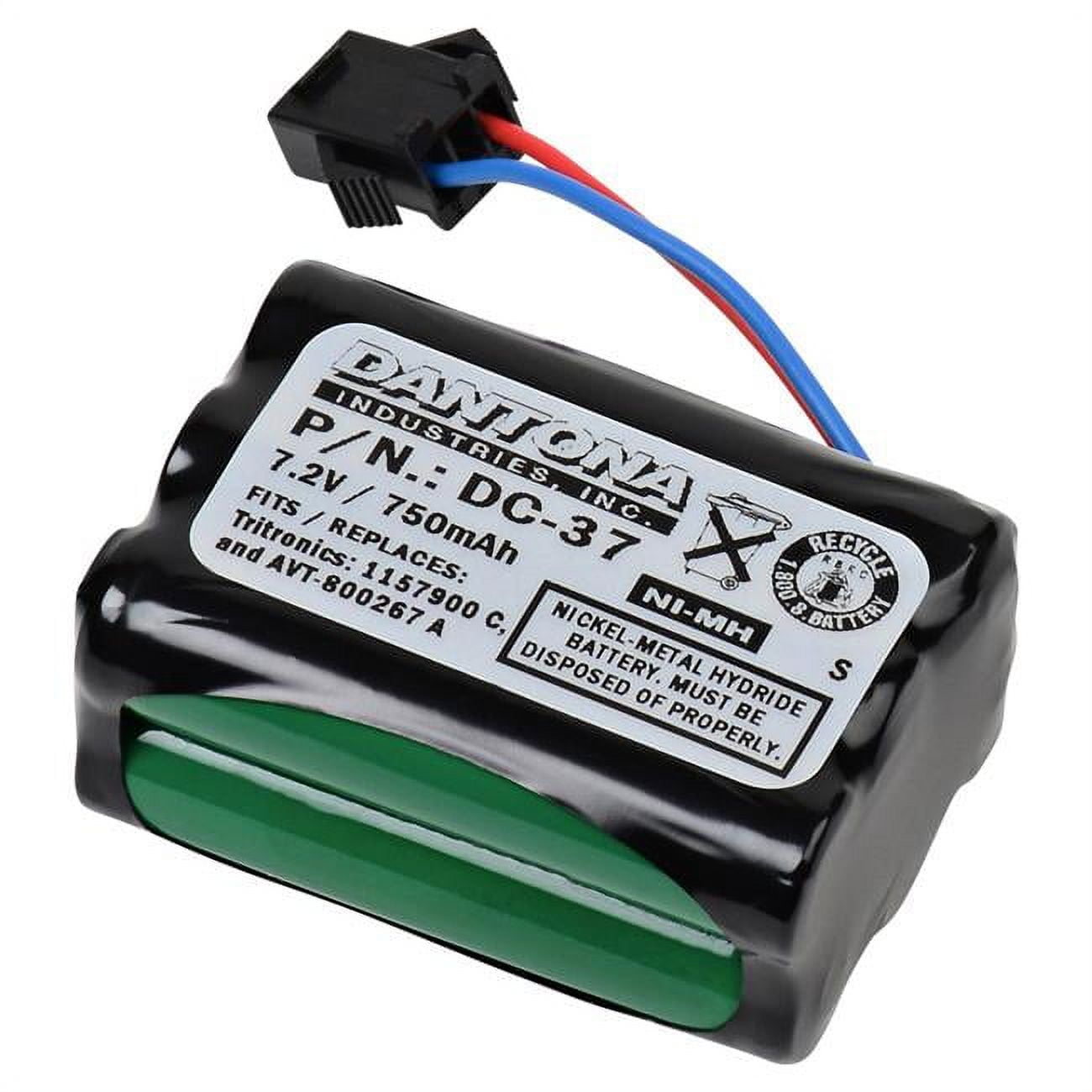 Picture of Dantona DC-37 7.2V & 750 mAh Replacement Nickel Metal Hydride Battery for Trtronics 1157900-c Dog Collar