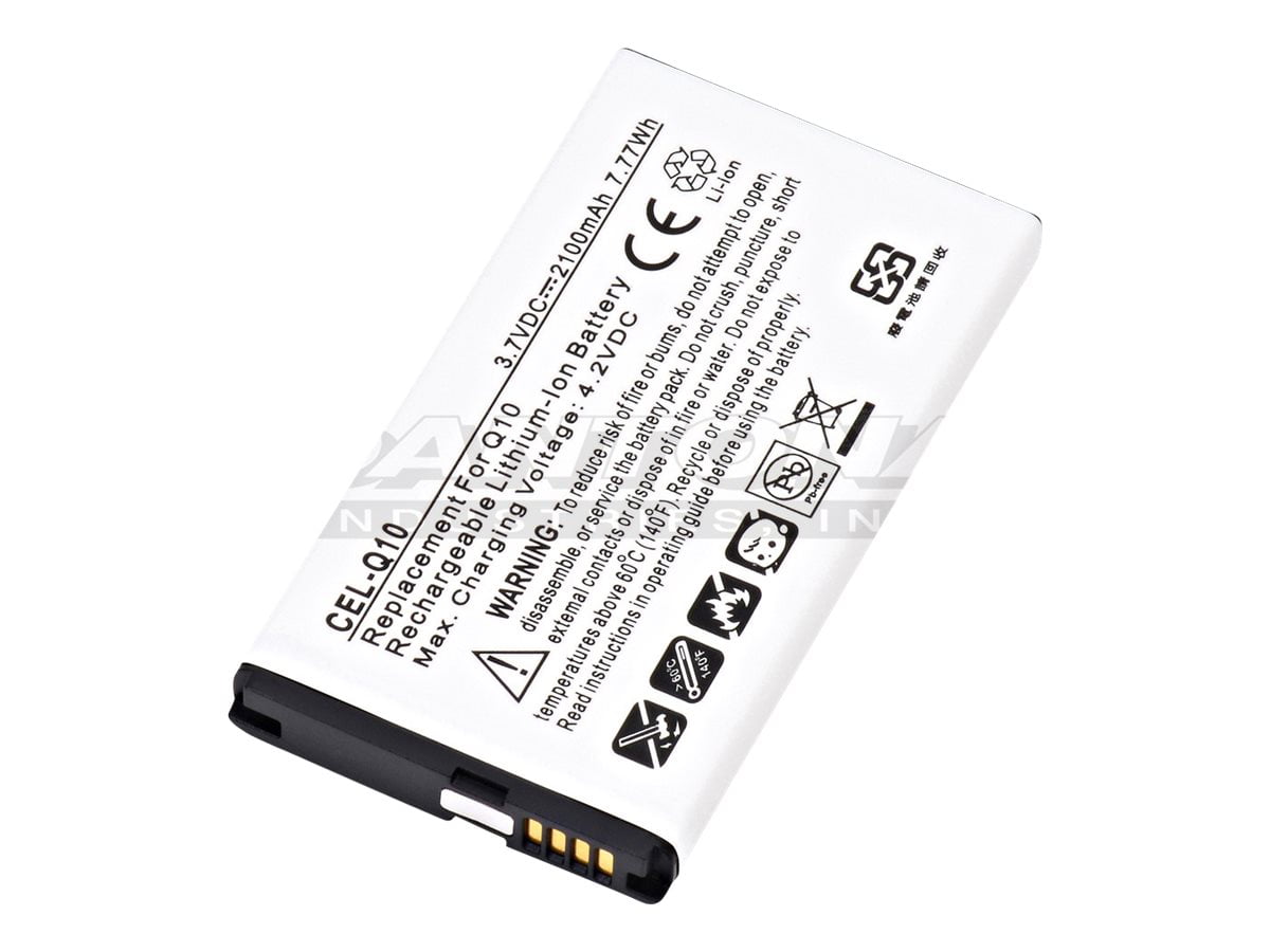 Picture of Dantona CEL-Q10 3.7V & 2100 mAh Replacement Lithium-Ion Battery for BlackBerry N-X1 Cellular Phone