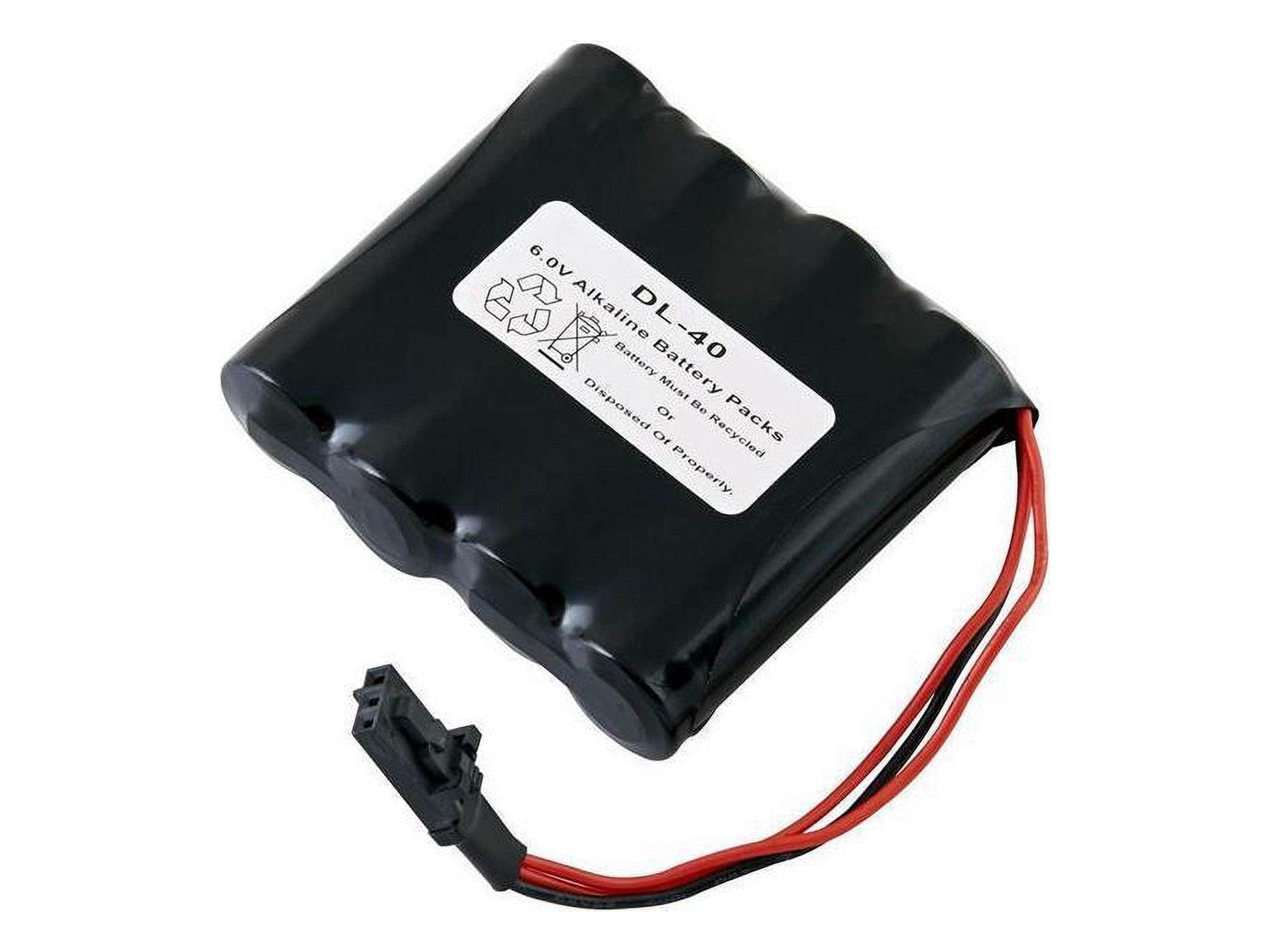 Picture of Dantona DL-40 6V & 2200 mAh Door Lock Alkaline Replacement Battery for Interstate-DRY0048