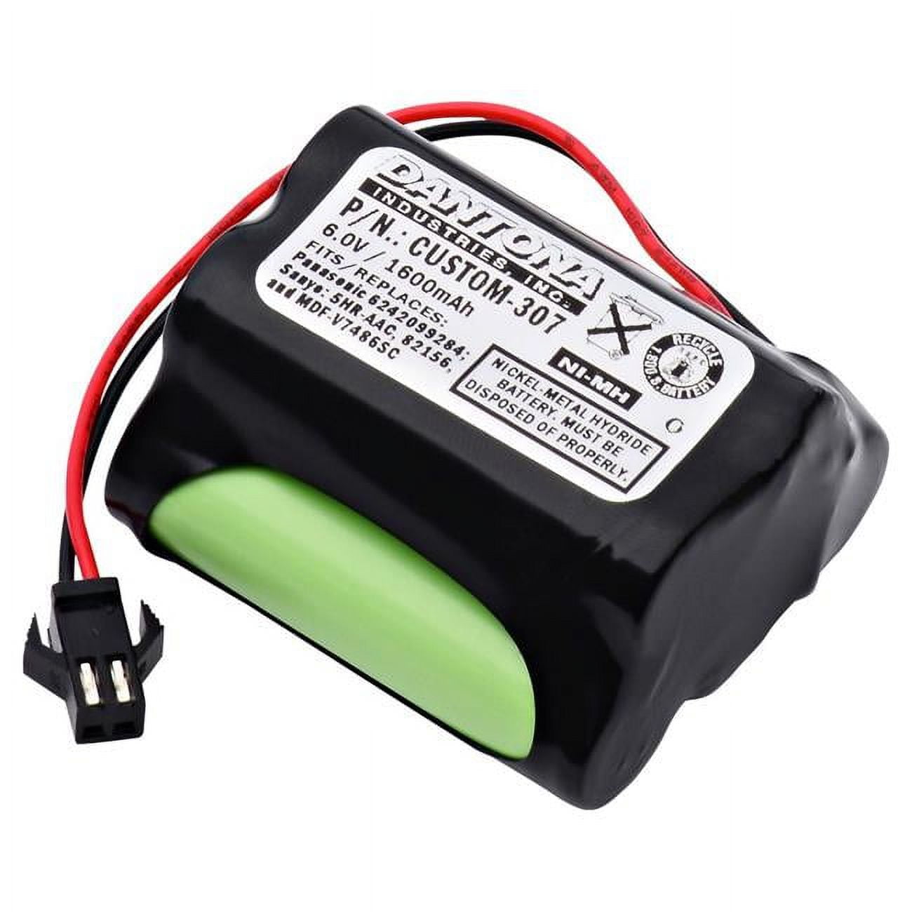 Picture of Dantona CUSTOM-307 6V & 1600 mAh Nickel Replacement Battery for Interstate - NIC0262