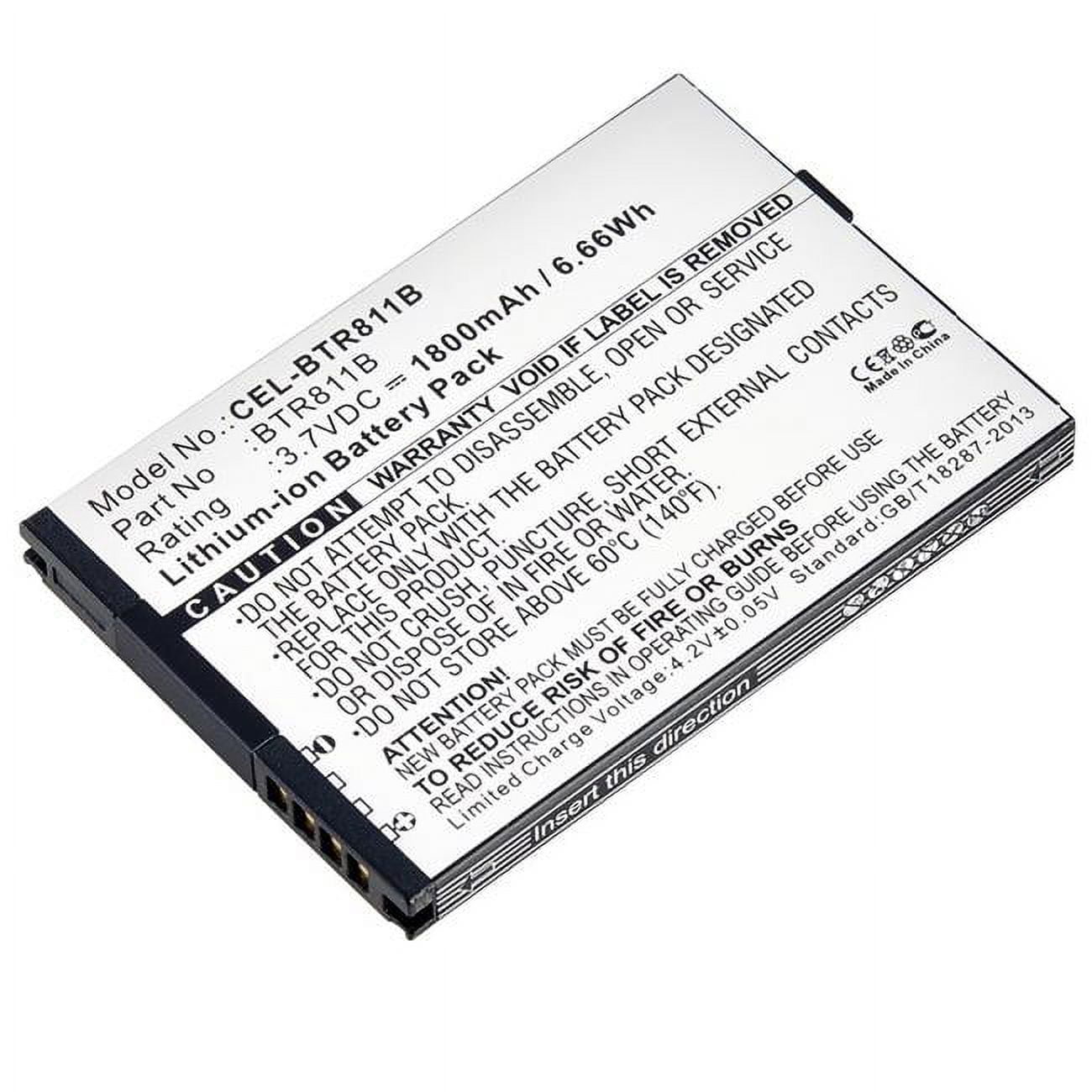 Picture of Ultralast CEL-BTR811B 3.7V & 1800 mAh Replacement Lithium-Ion Battery for Casio Commando 2 Cellular Phone