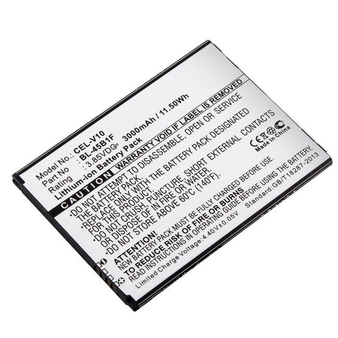 Picture of Dantona CEL-V10 3.85V & 3000 mAh Replacement Lithium-Ion Battery Fits for LG F600 Cellular Phone