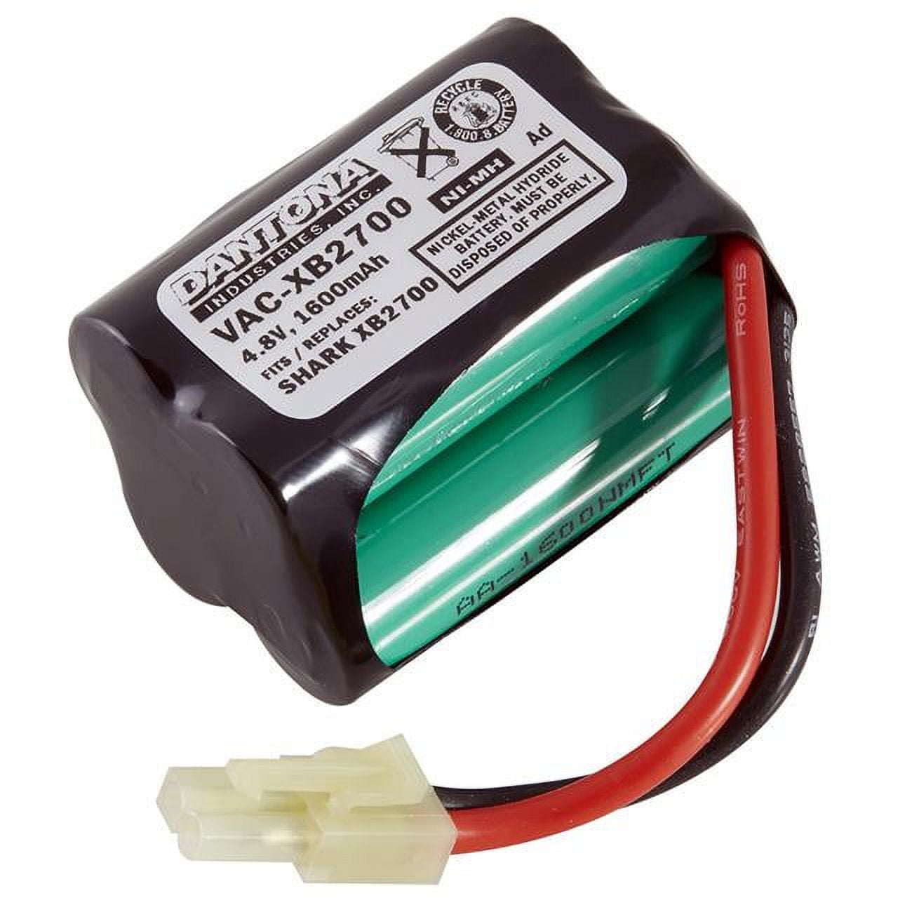 Picture of Dantona VAC-XB2700 4.8V 1600 mAh Nickel Metal Hydride Vacuum Battery for Euro-Pro - XB2700