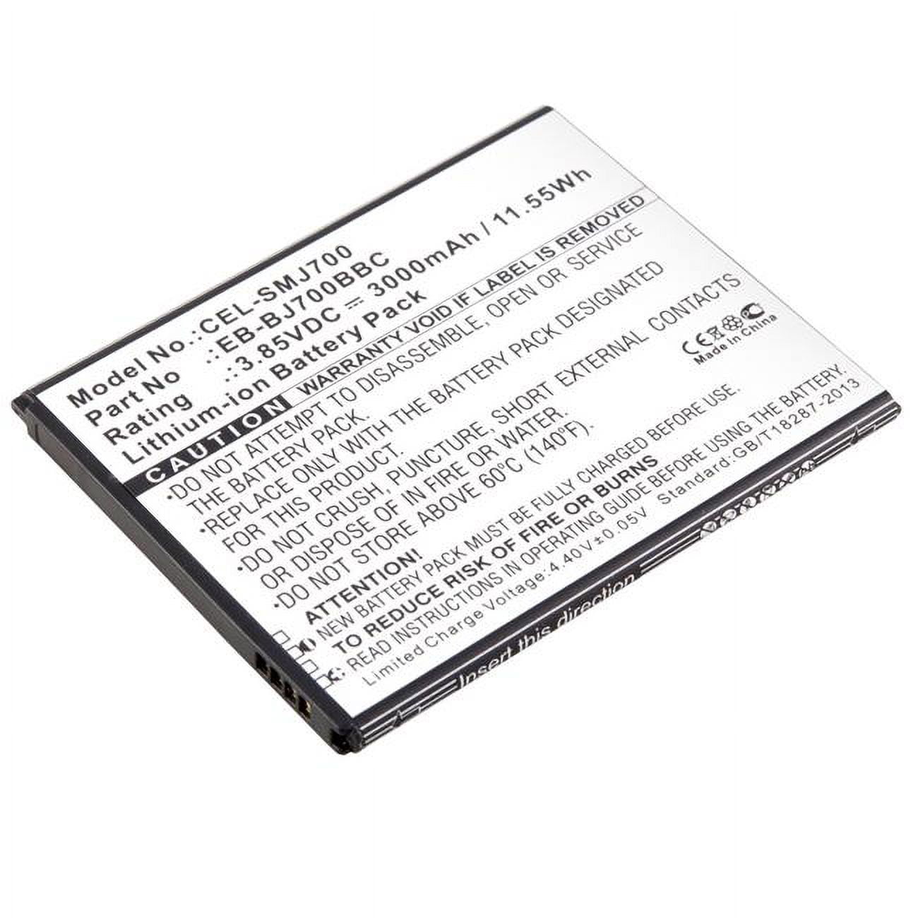 Picture of Ultralast CEL-SMJ700 3.8V & 3000 mAh Replacement Battery Rechargeable Li-ion Battery for Samsung - EB-BJ700BBC