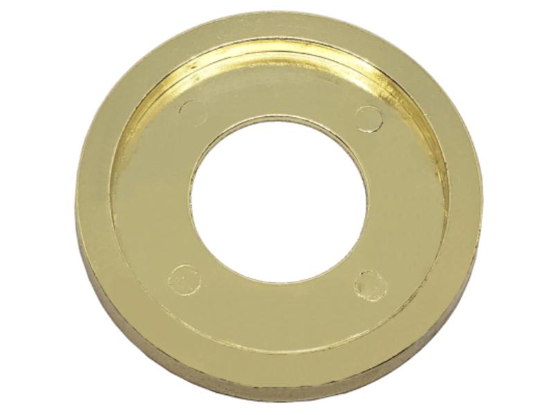 FPR.BR Decorative Floor Plate Ring, Bright Brass