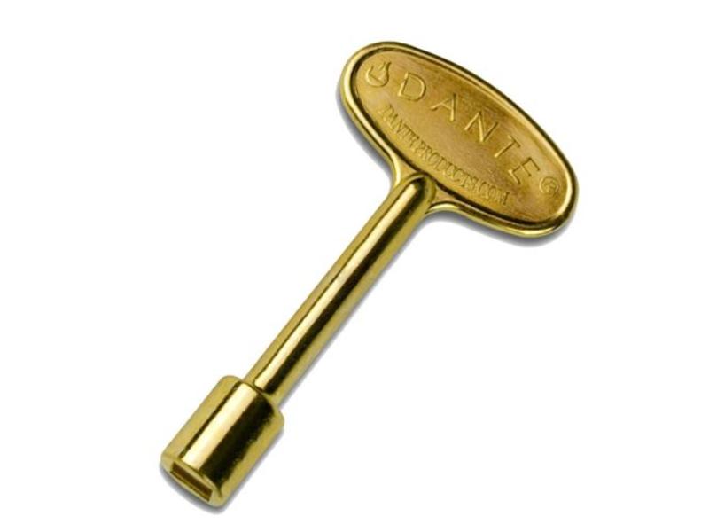 NKY.3.BR.B 3 in. Universal Gas Valve Key, Brass