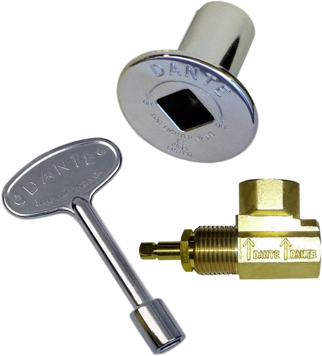 CP.911.CR.B Angled Globe Valve, 3 in. Key & Floor Plate Bulk Combo Pack, Chrome