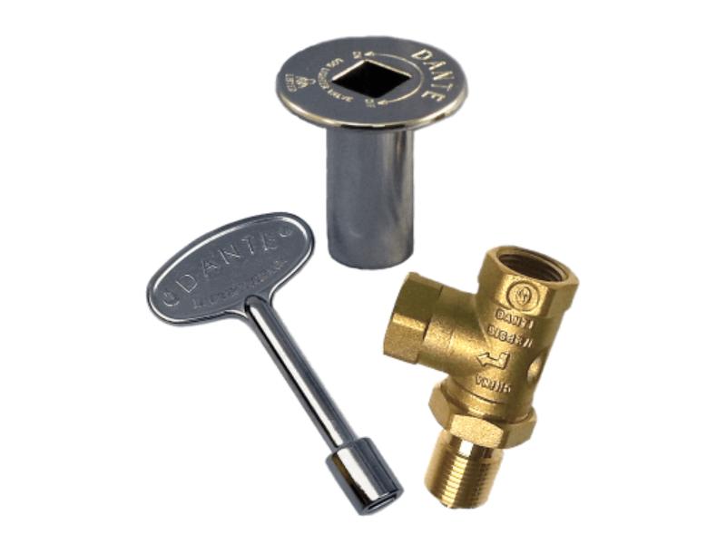 CP.BVA.CR Angled Ball Valve, 3 in. Key & Floor Plate Combo Pack, Chrome