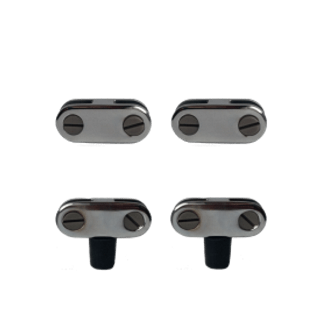 Straight Glass Guard Connector Kit - 4 Piece