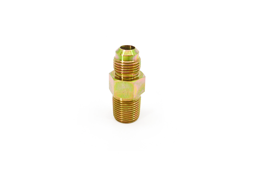 0.38 in. OD Flare x 0.38 in. MIP Steel Fitting
