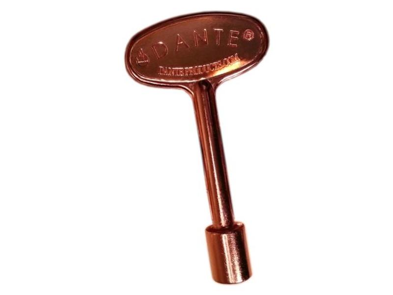 NKY.3.BC.B 3 in. Universal Gas Valve Key, Bright Copper