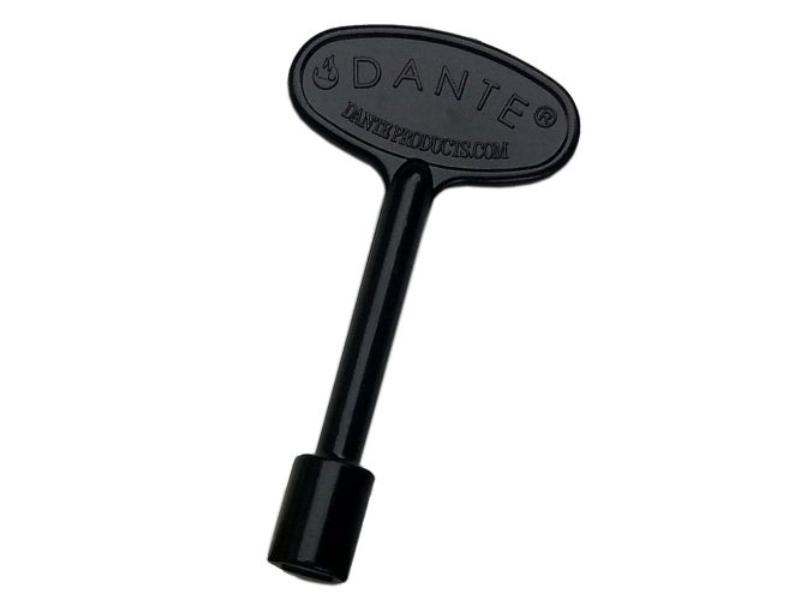 NKY.3.FB.B 3 in. Universal Gas Valve Key, Flat Black