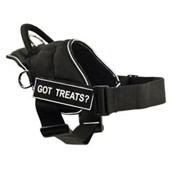 Picture of Dean & Tyler 738435696931 DT Fun Nylon Harness&#44; Black & Reflective - Extra Small