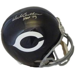 Picture of Denver Autographs 10753 Chicago Bears Full Size Replica HOF Insc JSA Dick Butkus Autographed Helmet