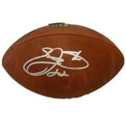 Picture of Denver Autographs 14376 Dallas Cowboys Emmitt Smith Autographed Leather Football