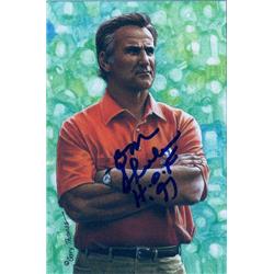 Picture of Denver Autographs 13223 Miami Dolphins Don Shula Autographed Goal Line Art Card with HOF 1997