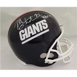Picture of Denver Autographs 21183 New York Giants Michael Strahan Autographed T-B Replica Helmet