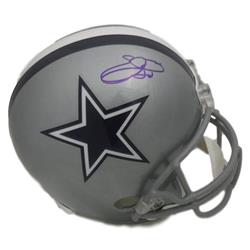 Picture of DenverAutographs 13273 Emmitt Smith Autographed Dallas Cowboys Proline PSA Helmet in Blue