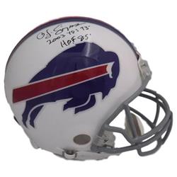 Picture of DenverAutographs 20819 O.J. Simpson Autographed Buffalo Bills 2003 Yds & Hall of Fame JSA Proline Helmet