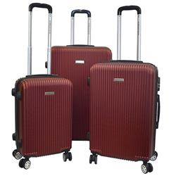 Picture of Karriage-Mate AB001613-R Hard Luggage Set with Spinner Wheels & Lock Carry On&#44; Red