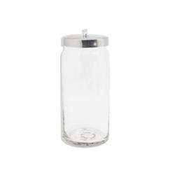 Picture of Tech Med 4013 4 x 4 in. Glass Dressing Jar with Stainless Steel Lid