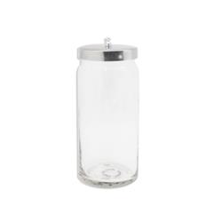 Picture of Tech Med 4014 3 x 3 in. Glass Dressing Jar with Stainless Steel Lid