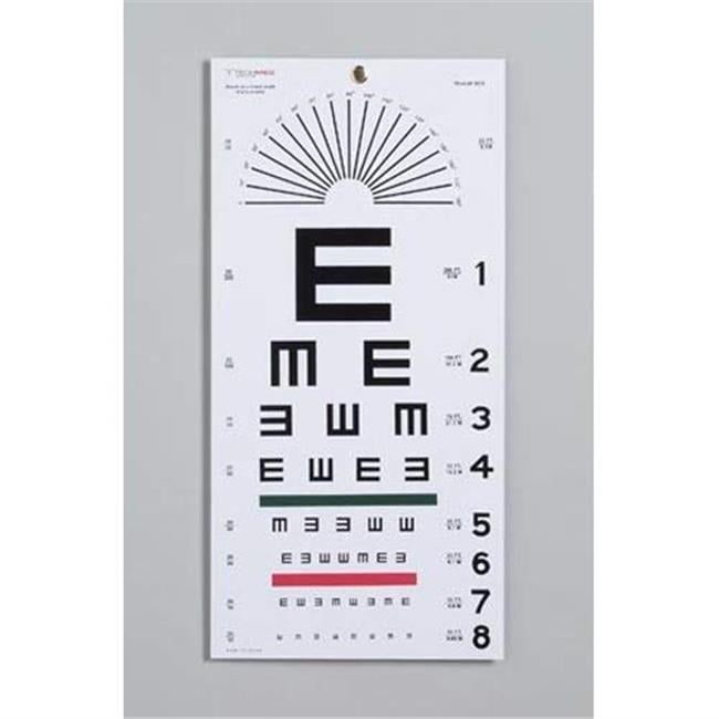 Picture of Tech Med 3051 Tumbling E Plastic Eye Test Chart