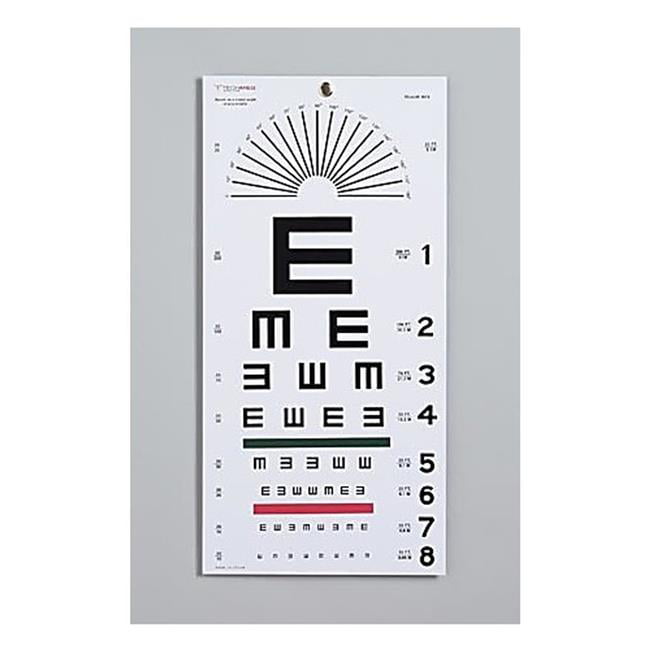 Picture of Tech Med 3052 Kindergarten Plastic Eye Test Chart