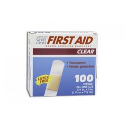 1308033 1.5 x 1.5 in. Patch Sterile Strips, Clear