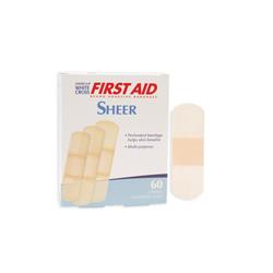 Picture of American White Cross 11800 2 x 4 in. Sheer Adhesive Sterile Strips