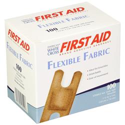 1602033 1.5 x 3 in. Fabric Adhesive Sterile Lightweight Strips for Knuckle