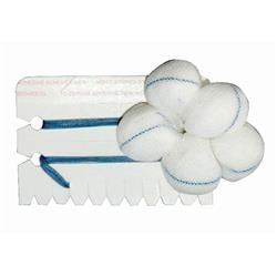 Picture of American White Cross 10604 0.875 in. Tonsil Double Strung Sterile Sponge, Medium