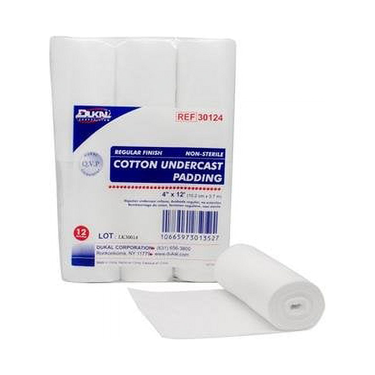 Picture of Dukal 30124 4 in. x 4 yards Cotton Undercast Padding, Regular
