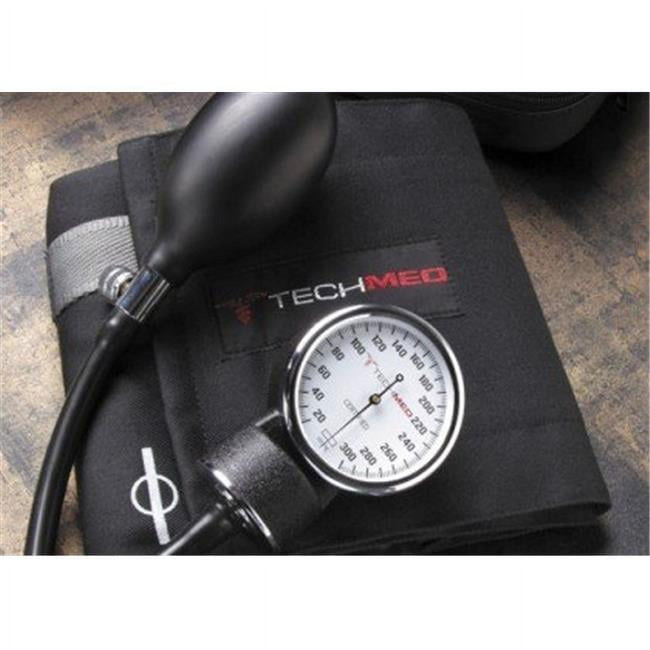 Picture of Tech Med 2024X Standard Sphygmomanometer, Black Nylon - Large - Adult