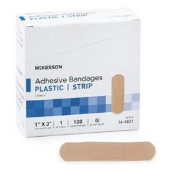 Picture of American White Cross 1130000 2 x 4 in. Plastic Adhesive Sterile Strips