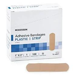 1650000 2 x 3 in. Plastic Adhesive Sterile Strips Patch