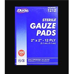 121236B 2 x 2 in Sterile 12ply Gauze Pad